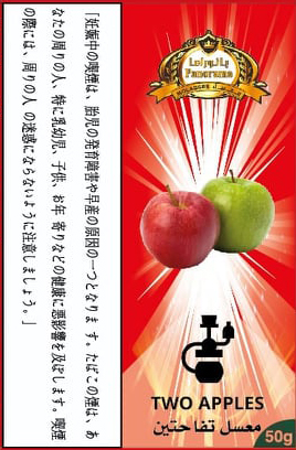 ダブルアップル パノラマ シーシャ 水タバコ フレーバー 50g