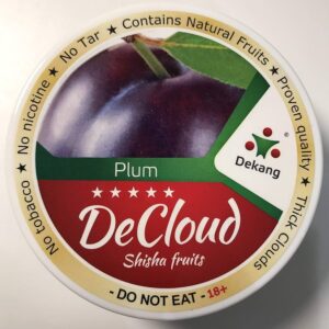 プラム (PLUM)　DECLOUD 　デクラウド 　ノーニコチン 　 シーシャ・水タバコ用フレーバー　50g