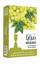 ぶどうミント Natural Grape Mint　Mazaya　マザヤ　 シーシャ・水タバコ用フレーバー　50g