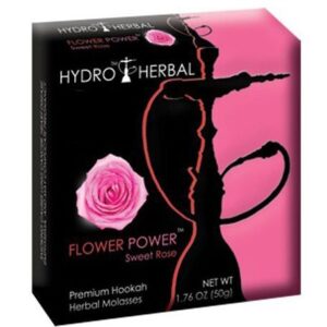 ローズ (FLOWER POWER) Hydro ノーニコチン シーシャ用フレーバー 50g
