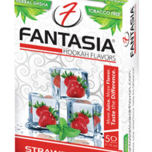 ストロベリー アイス (STRAWBERRY ICE) FANTASIA ファンタジー ノーニコチン シーシャ用フレーバー 50g