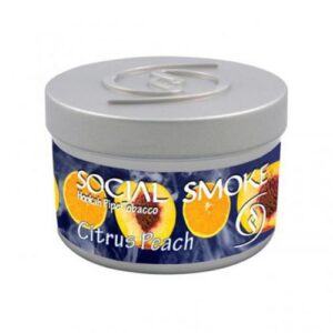 シトラスピーチ　（CITRUS PEACH)　SOCIAL SMOKE　 ソーシャルスモーク　シーシャ・水タバコ用フレーバー　50g