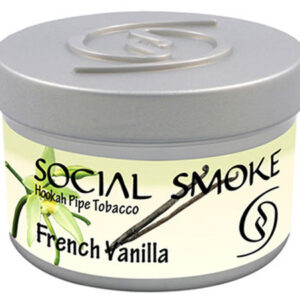 フレンチ　バニラ　（FRENCH VANILLA) 　SOCIAL SMOKE　 ソーシャルスモーク　シーシャ・水タバコ用フレーバー　100g