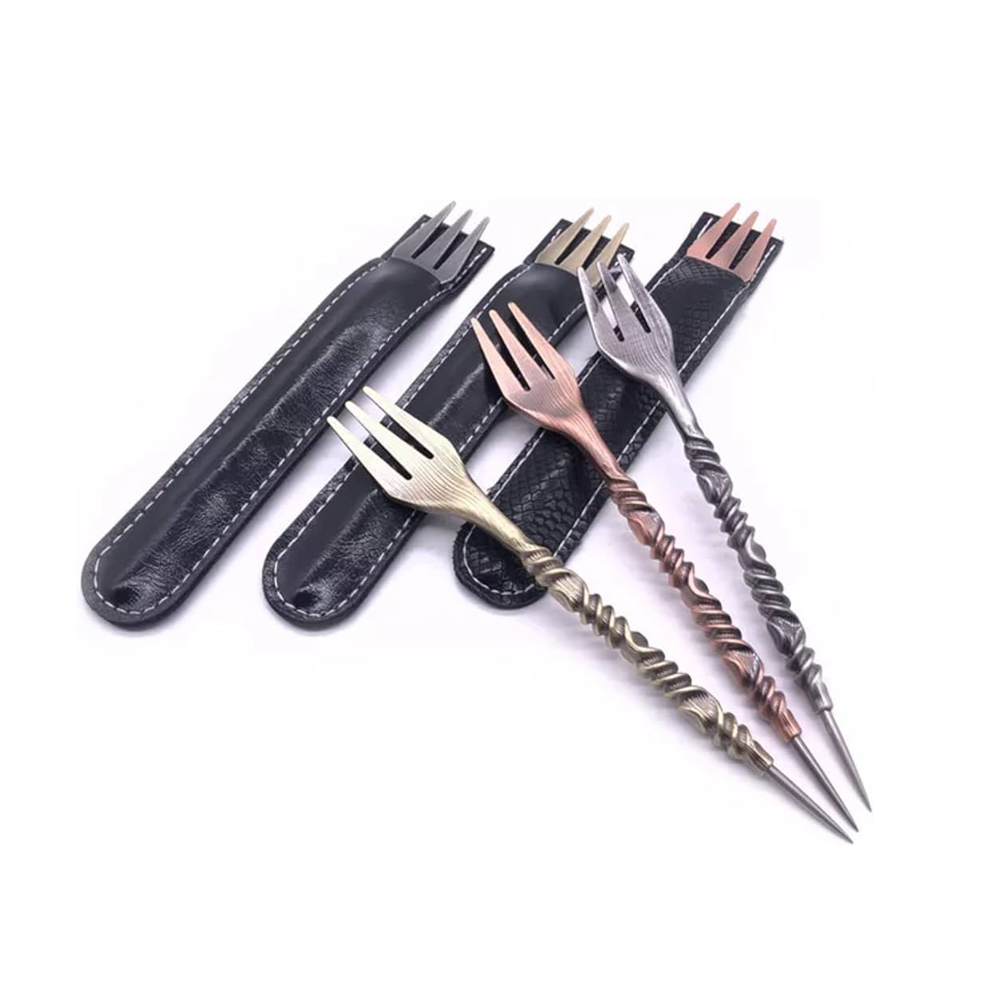 シーシャ・水タバコ用 フォーク 穴あけパンチャ (ホイル穴あけ用針) 専用ポーチ付き FORK-02 colors