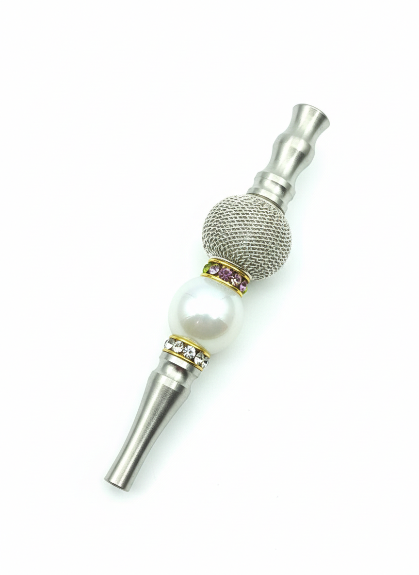 Samurai Blond アルミ アクリル シーシャ マウスピース 005 シリバー