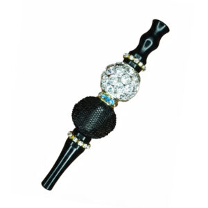 Samurai Blond 水タバコ・シーシャ用マイマウスピース(ブラック/アルミ&アクリル)MP-IS-011