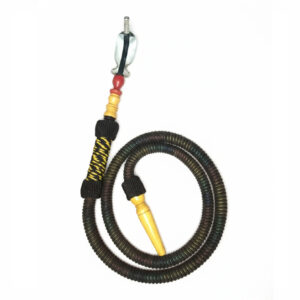 【Alkayem】エジプシャン・コブラ シーシャホース ALKAYEM-EGYPTIAN-HOSE-77(ブラック)