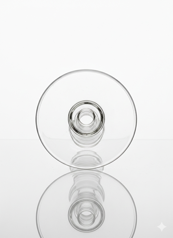 【Alkayem】手作りガラスのファンネルボウル ― 清潔で美しいシーシャ体験。シリア直輸入のハンドメイド逸品 GB-SY-F001