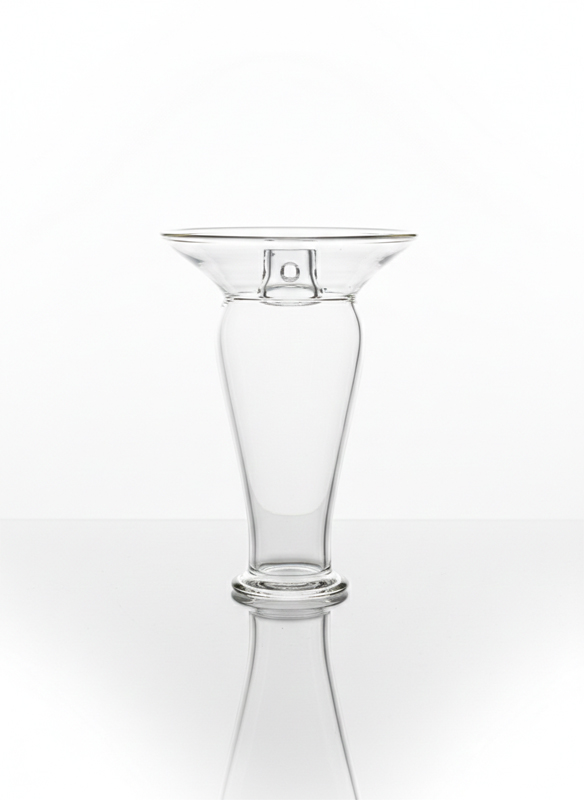 【Alkayem】手作りガラスのファンネルボウル ― 清潔で美しいシーシャ体験。シリア直輸入のハンドメイド逸品 GB-SY-F001