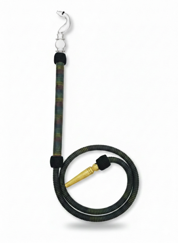 【Alkayem】コブラ・ガラスマウスピース ― 職人技が光る「蛇」のデザイン。シーシャを豪華に彩るハンドメイド・アクセサリー GMP-003