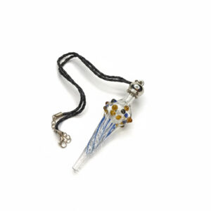 【ALKAYEM】手作りガラスの芸術品。シリア直輸入・世界に一つだけのシーシャ用マウスピース（ネックストラップ付）MP-SY-HM-003