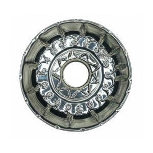 【Khalil Mamoon純正・エジプト製】シーシャトレイ 直径18cm | ハリルマムーン 軽量ステンレスデザイン EG-TRAY-SN004