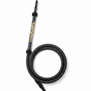 Khalil Mamoon(ハリルマムーン)高級エジプト製水タバコ・シーシャホース – 175cm ウォッシャブル仕様(ハンドル30cm)KM-HOSE-001 ブラック