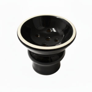 【Alkayem】高耐久セラミック・ストレートボウル ― 炭を節約しながら、濃厚な味わいを。少人数でのセッションに最適なスタンダードモデル SBS-001 ブラック