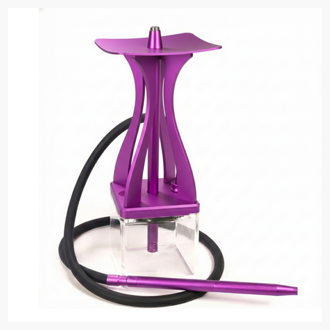 モダンシーシャ・水タバコ 本体 セット「BUCKS-1R」パープル