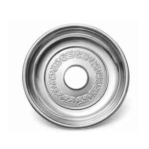 Awlad Sarhan 高級ステンレス製 シーシャトレイ 21.5cm – ハンドメイド彫刻入・防錆・制振設計 [ハリルマムーンなど各ブランド対応]