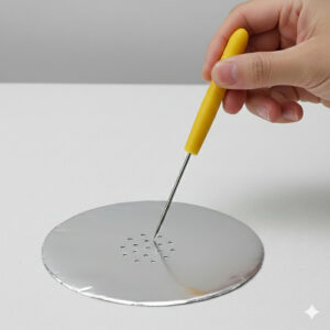 シーシャ用 アルミホイル穴あけポーカー ステンレス A001 | イエロー