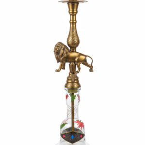 Alkayem「Lion BRASS」本格トルコ式ナルギレ – 百獣の王の気品を纏う純真鍮製ハンドメイド・プレミアムモデル