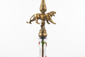 Alkayem「Tiger Brass」本格トルコ式ナルギレ – 勇猛な虎の彫刻を纏った純真鍮製ハンドメイド・モデル