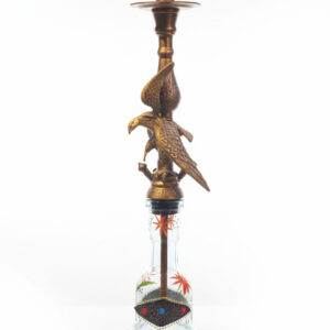 Alkayem「Eagle Brass」本格トルコ式ナルギレ – 純真鍮製ハンドメイド・イーグル彫刻モデル