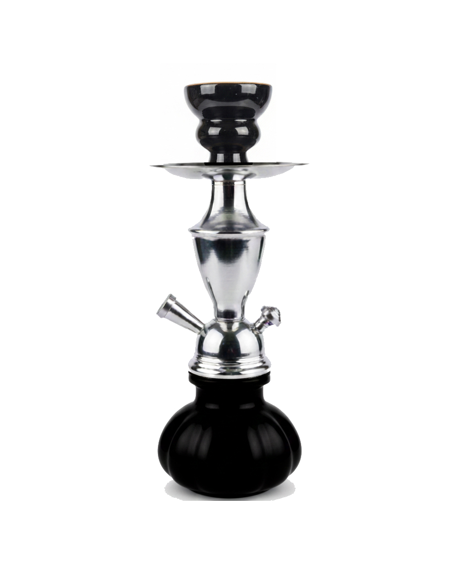 Alkayem 小型シーシャ 28cm - 濃厚な煙を楽しむコンパクトモデル(初心者・持ち運び用スターターセット選択可 MINL-0015