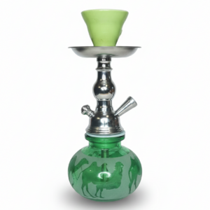 Alkayem 小型シーシャ 28cm - 濃厚な煙を楽しむコンパクトモデル（初心者・持ち運び用スターターセット選択可 MINL-0020