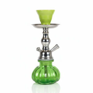 Alkayem 小型シーシャ 28cm - 濃厚な煙を楽しむコンパクトモデル（初心者・持ち運び用スターターセット選択可 MINL-0022