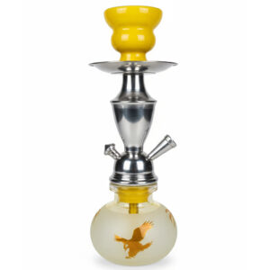 Alkayem 小型シーシャ 28cm - 濃厚な煙を楽しむコンパクトモデル（初心者・持ち運び用スターターセット選択可 MINL-006