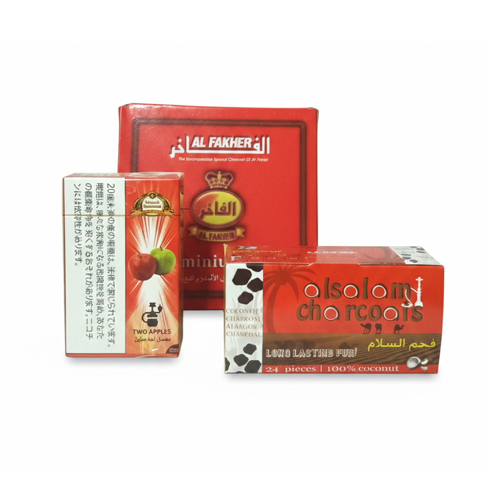 パノラマフレーバー+アルミフォイル+Al-salamココナツ炭S24ターターキット