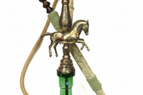Alkayem「Horse BRASS」本格トルコ式ナルギレ – 躍動する駿馬の彫刻が宿る、純真鍮製ハンドメイド・プレミアムモデル