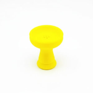 【Alkayem】シリコン製シーシャボウル – イエロー – 割れない・熱くならない・パッキン不要のビッグサイズボウル